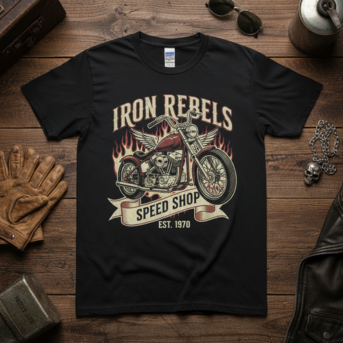 Biker Graphic T-Shirt