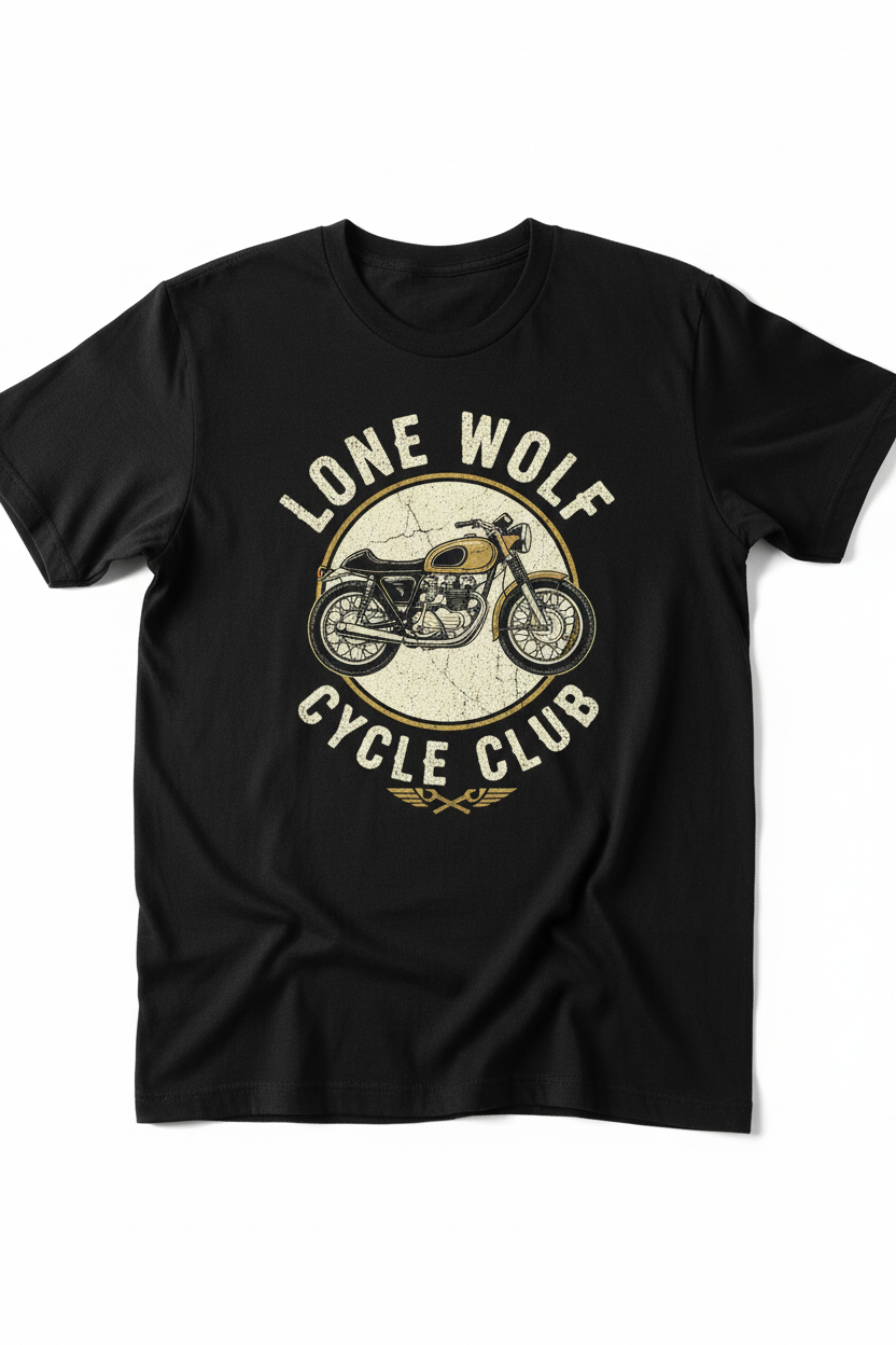 Lone Wolf Cycle Club vintage t-shirt